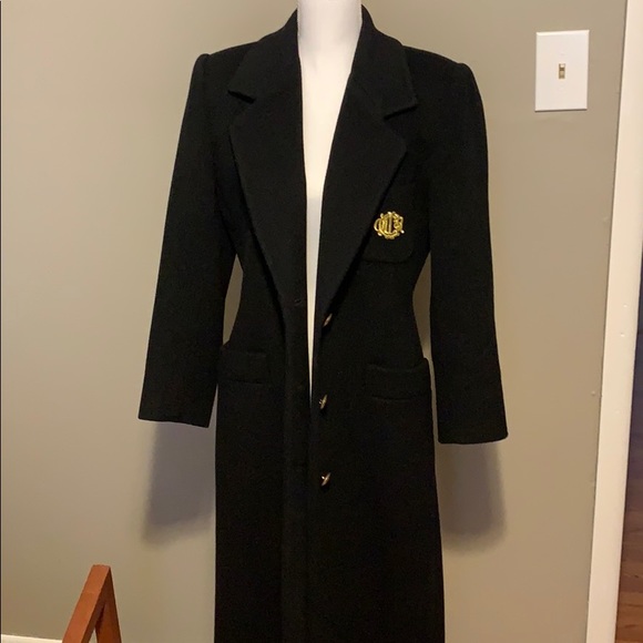 Dior Jackets & Blazers - Christian Dior Black Long Coat